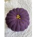 画像1: 縮緬和菓子　菊（紫） (1)