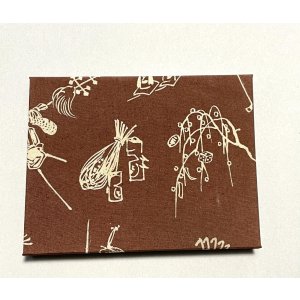 画像1: 二分の一　正絹着物地の御朱印帳　7