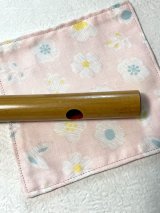 画像: 笛吹き布　ピンク花