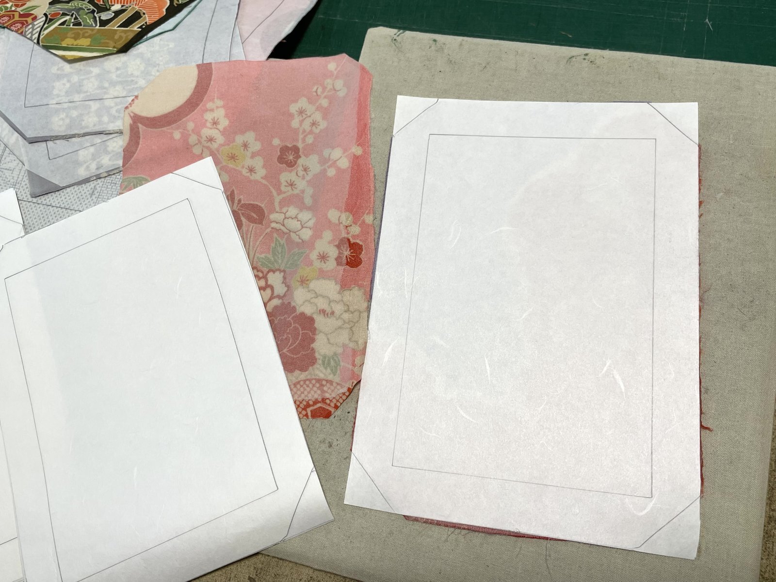 画像: 生地持ち込みご朱印帳作り