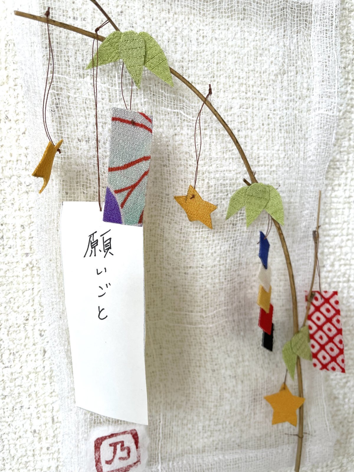 画像: 期間限定6〜7月　七夕ミニタペストリー
